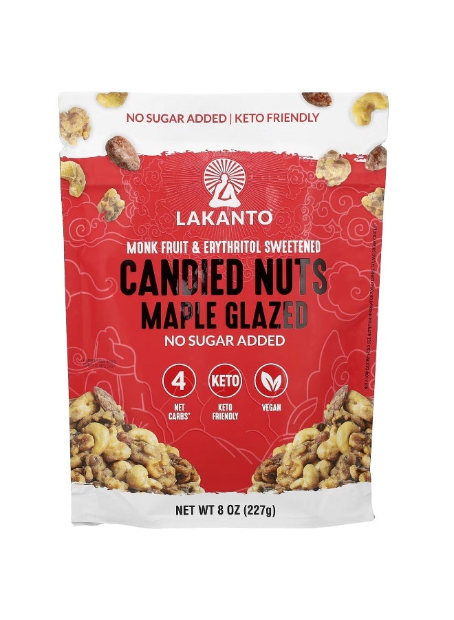 Lakanto, Candied Nuts, Maple Glazed, 8 oz (227 g)